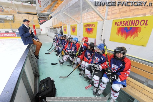 2011-04-03 Lugano 001 Hockey Milano Rossoblu U10 Squadra